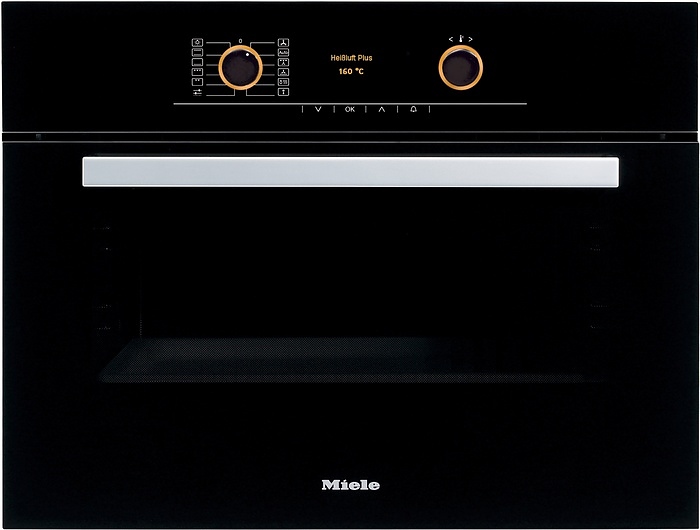 Компактный независимый электрический духовой шкаф Miele H 5061 B черный