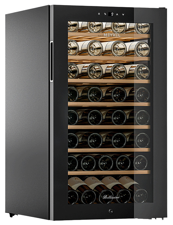 Винный шкаф MEYVEL MV52-KBF1 130 л 480х575х850 мм черный