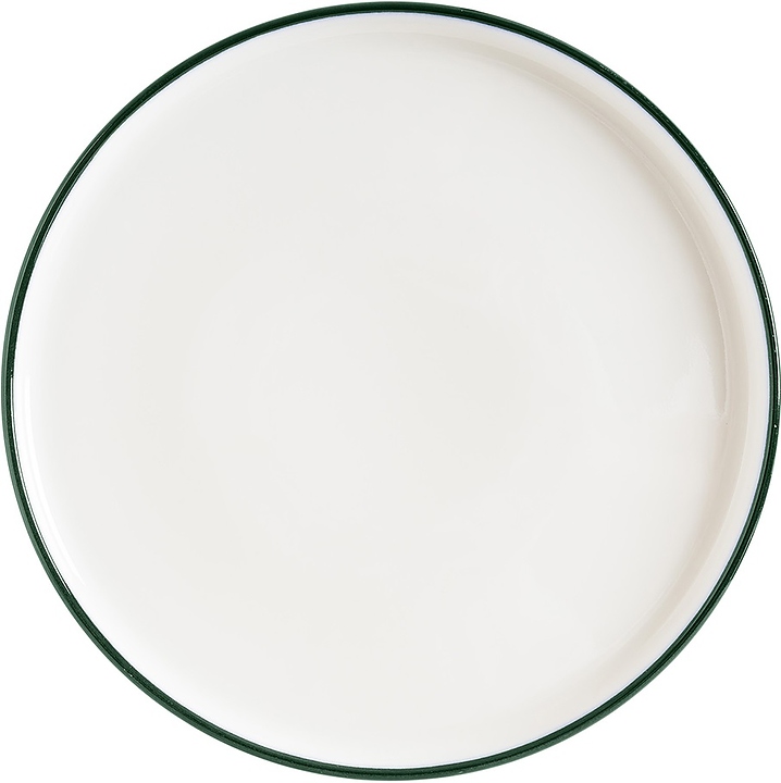 Тарелка Bonna Linea LNEGRHYG22DZ d=22 см (фарфор) зеленая