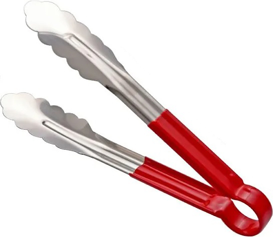 Щипцы для гриля Restopit рп786 l=23,5 см (нерж. сталь) с красной силиконовой ручкой