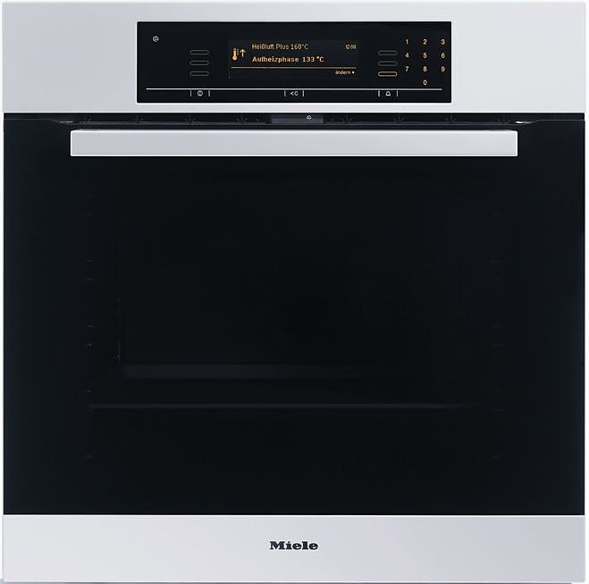 Независимый электрический духовой шкаф Miele H 5681 BP алюминий