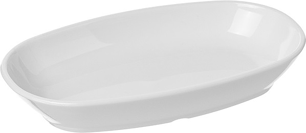 Блюдо сервировочное Gastroplast 80003 14х8,5 см (поликарбонат) овальное белое