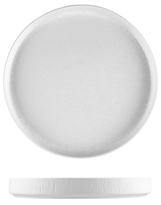 Тарелка с бортом P.L. Proff Cuisine Frost White Moon ZA0705-7-AR-ME d 17.5 см h 2.7 см белый