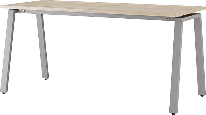 Стол компьютерный КОБОР KA-160/80 aluminum/natural