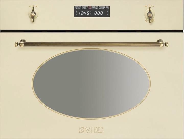 Компактный духовой шкаф с СВЧ SMEG S845MCPO9