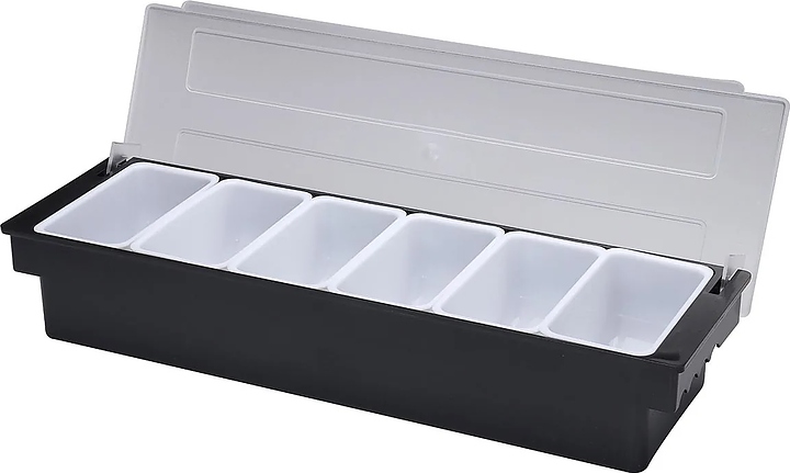 Контейнер для фруктов и приправ Restopit бк116 4 емкости с крышкой (пластик)