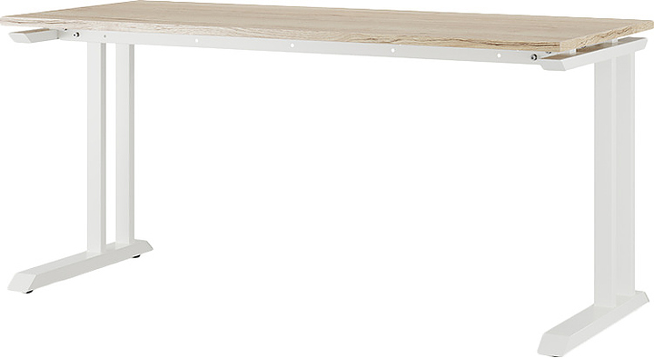 Стол компьютерный КОБОР KL1-160/60 white/natural