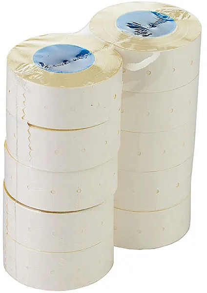 Этикет-лента Xelon 21х12/1000 белая прямая