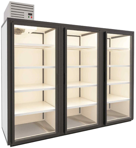 Шкаф холодильный Berk ШХС-2.7 стекло, подсветка (модель №24)