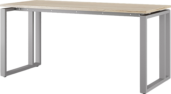 Стол компьютерный КОБОР KO2-80/80 aluminum/natural