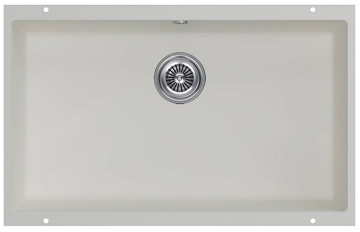 Кухонная мойка KUCHENSTERN 103VA10 UNDER 80 Ku-Granit 730х460х190 мм ваниль