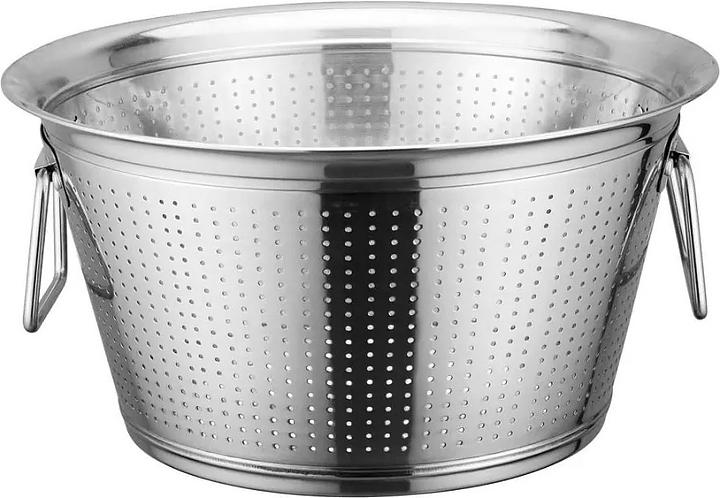 Дуршлаг Restopit рп598 Профи d=50 см (нерж. сталь) с отверстиями 2 мм