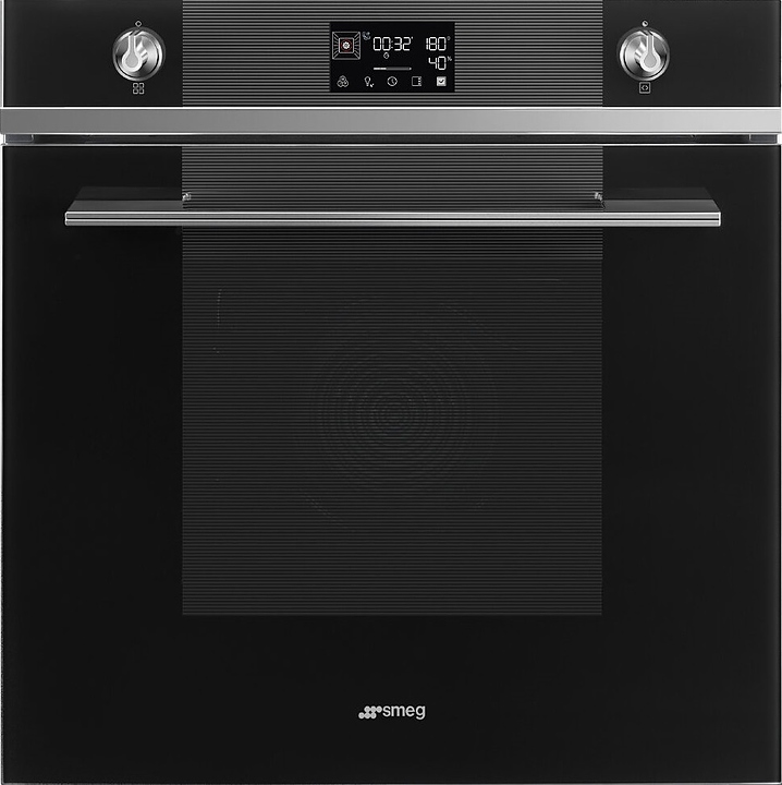 Духовой шкаф SMEG SOP6102S2PN черное стекло