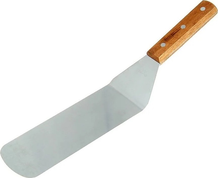 Лопатка Restopit лк07 l=36 см с головкой 7,4х19,5 см (нерж. сталь) с деревянной рукояткой