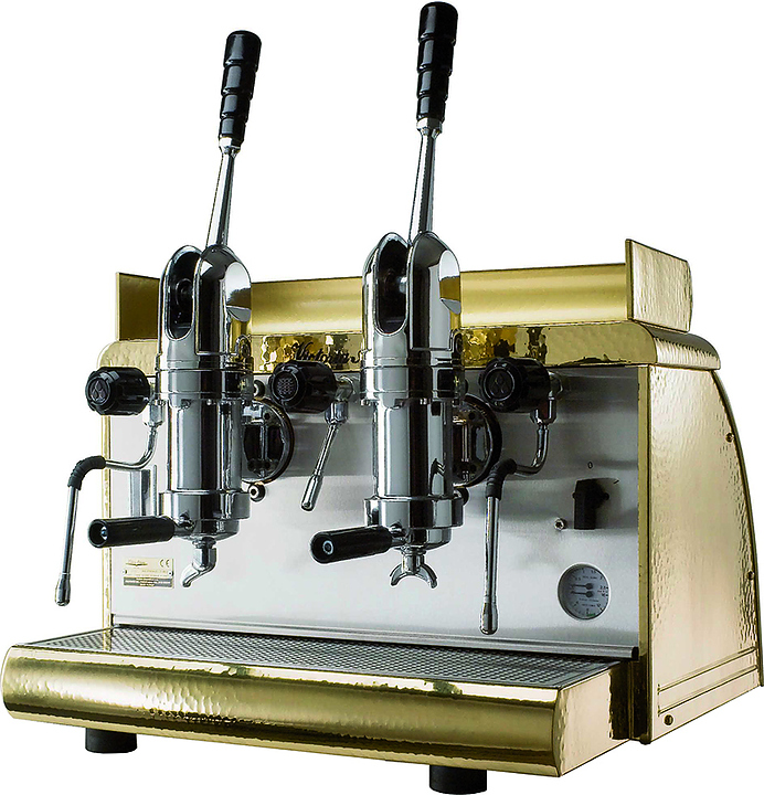 Кофемашина Victoria Arduino Athena leva 2 Gr латунь 380В