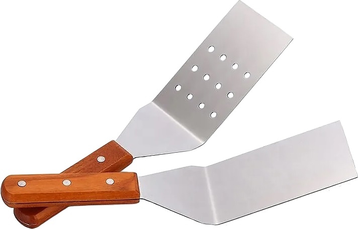 Лопатка Restopit лк05 l=30 см с головкой 7,2х12 см (нерж. сталь) с деревянной рукояткой