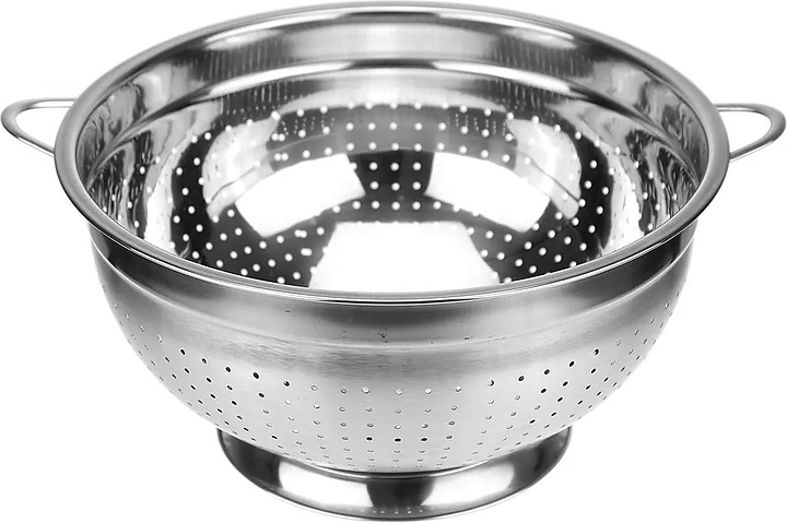 Дуршлаг-миска Restopit рп512 d=26 см на подставке (нерж. сталь)