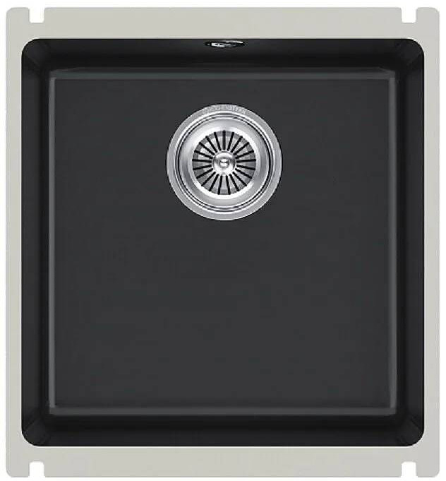Кухонная мойка KUCHENSTERN 300KB30 SUBKERAM 45 KeraPlus 414х456х185 мм черный
