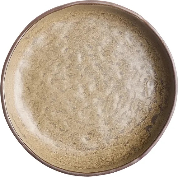 Тарелка Kunstwerk Grasp 20734/brown d=19 см h=4 см (керамика) коричневая