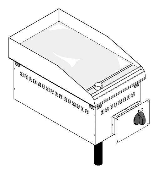 Поверхность жарочная Tecnoinox DFTC35E0