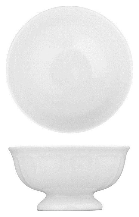 Салатник Noble Bella 305502А 250 мл d=12 см h=5,6 см (фарфор) белый