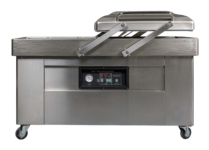 Вакуумный упаковщик Hualian DZQ-600/2SB SS (нерж. сталь) с функцией газонаполнения
