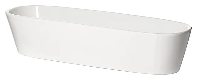 Блюдо сервировочное Kunstwerk A2972 3300 мл 46х14 см h=9,6 см (фарфор) глубокое белое