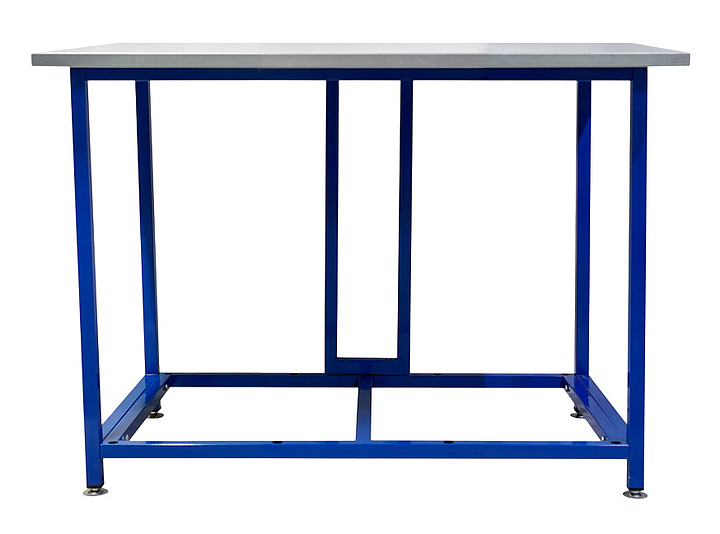 Верстак слесарный бестумбовый КМК завод WORK75 WК1200 синий, серый