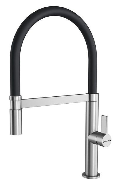 Смеситель для кухни KUCHENSTERN 405SS40 TURM-E нержавеющая сталь