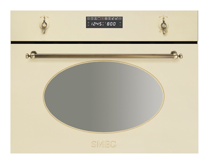 Компактный духовой шкаф с СВЧ SMEG SC845MCPO9