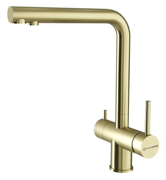 Смеситель для кухни KUCHENSTERN 401GL40 FOKUS-FS золото