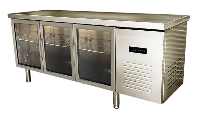 Стол холодильный CLSY Workbench 180 стекло, 320 л нержавеющая сталь