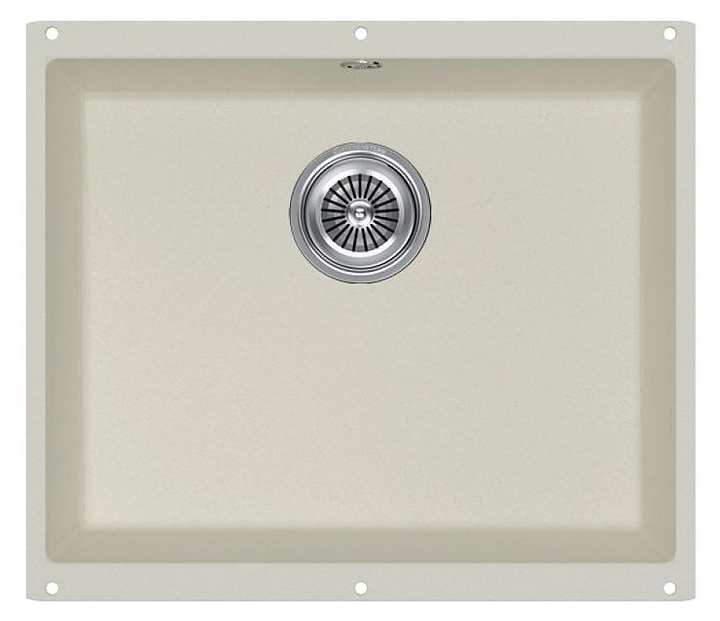 Кухонная мойка KUCHENSTERN 101JS10 UNDER 60 Ku-Granit 530х460х190 мм жасмин