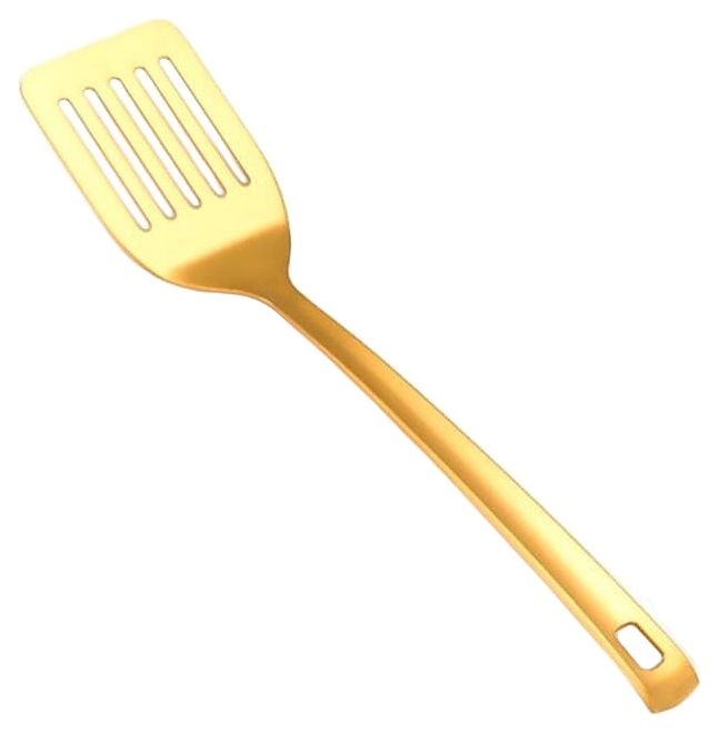 Лопатка сервировочная P.L. Proff Cuisine EBUA-08G / Djeni Blunt Square Tip l=28 см (нерж. cталь с PVD покрытием) золото