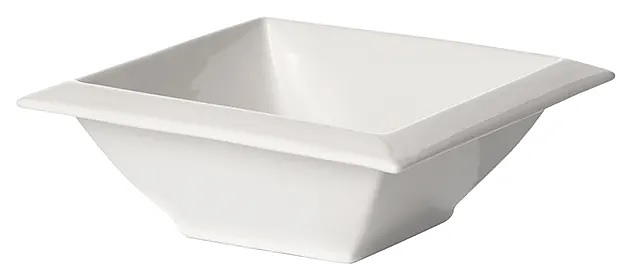 Салатник Kunstwerk A6353 700 мл 17,5х17,5 см h=6,5 см (фарфор) белый