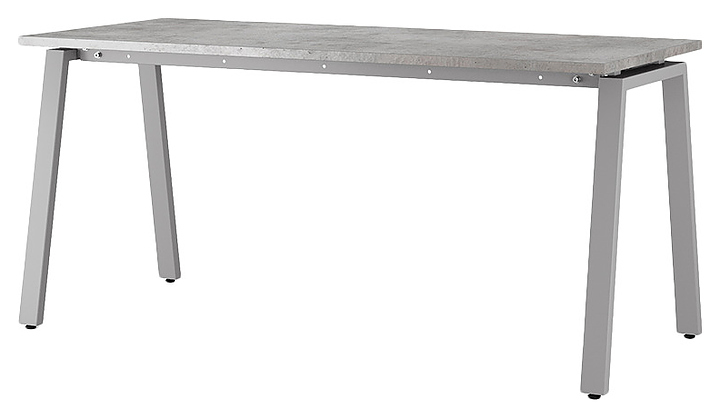 Стол компьютерный КОБОР KA-180/80 aluminum/chicago