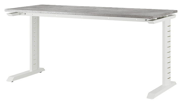 Стол компьютерный КОБОР КL2-120/80 white/chicago