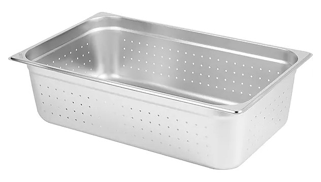 Гастроемкость ProHotel 1/1X15CM-PERFORATED GN 1/1-150 (530х325х150 мм) нержавеющая сталь, металлический