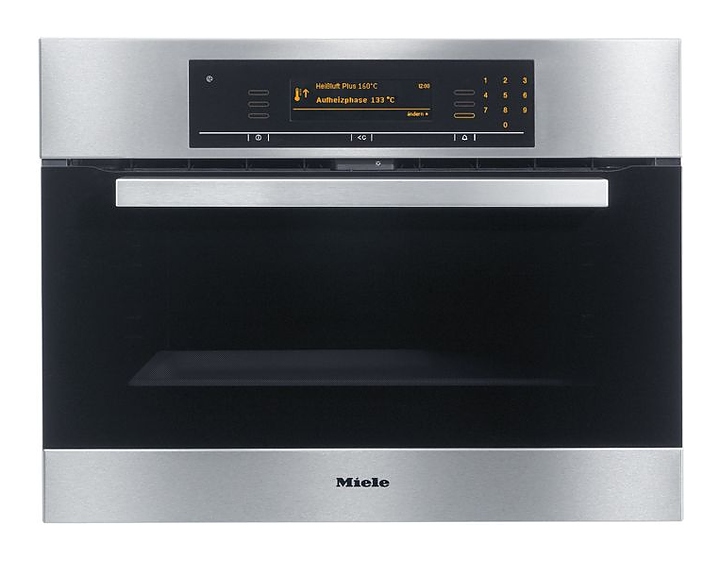 Независимый электрический компактный духовой шкаф Miele H 5081 BP алюминий