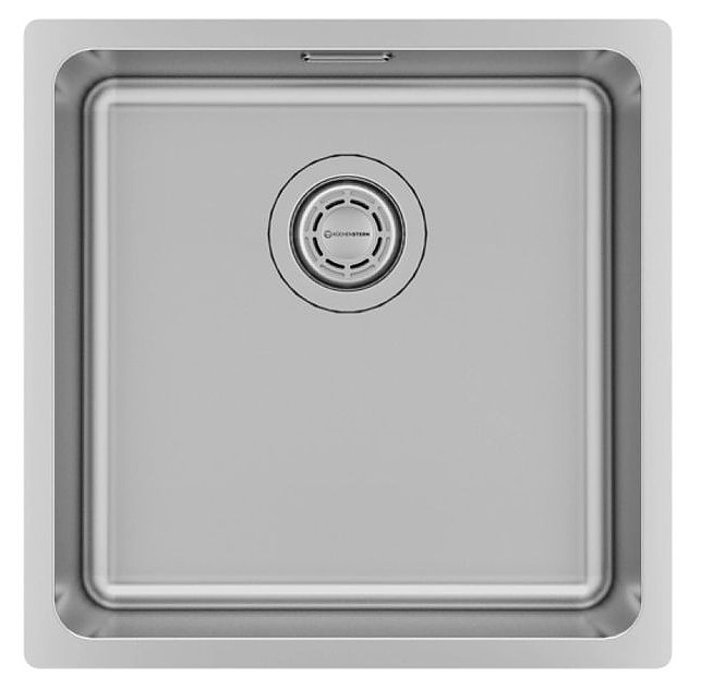 Кухонная мойка KUCHENSTERN 551SS50 MULTI 45 AISI 304 440х440х200 мм нержавеющая сталь