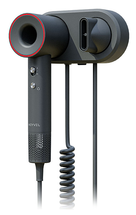 Фен настенный MEYVEL MF11-1600 (Gray) 1600 Вт серый