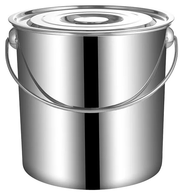 Ведро-контейнер для продуктов Restopit тр20 20 л d=30 см h=31 см с крышкой (нерж. сталь)