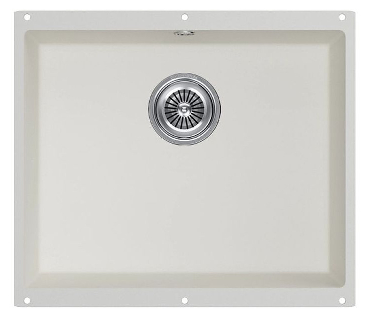 Кухонная мойка KUCHENSTERN 101VA10 UNDER 60 Ku-Granit 530х460х190 мм ваниль