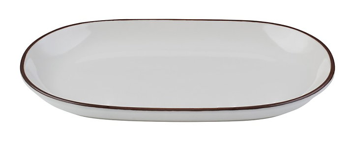 Блюдо овальное ID Fine Modest Brown 18001-143023 23 см