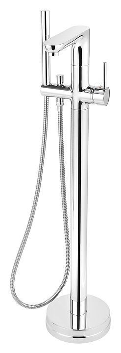Смеситель для ванны напольный отдельностоящий FERRO FIESTA BFI11F хром