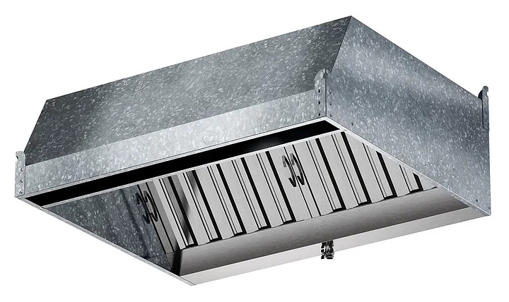 Зонт приточно-вытяжной пристенный Мебель Фронт ЗВЦП 03 (1100х1100х400 мм)