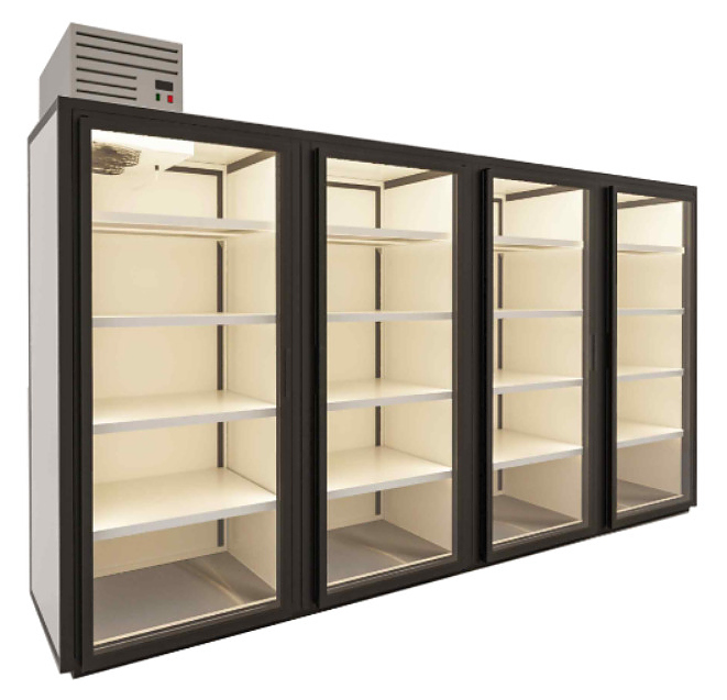 Шкаф холодильный Berk ШХС-3.6 стекло, подсветка (модель №25)