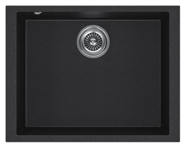 Кухонная мойка KUCHENSTERN 201AN20 SUB 60 α-Granit 560х435х200 мм антрацит