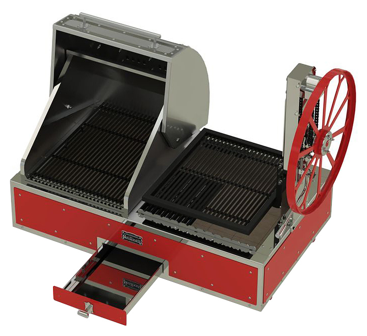 Гриль угольный GRILLVETT CORVETTE MS (красный)