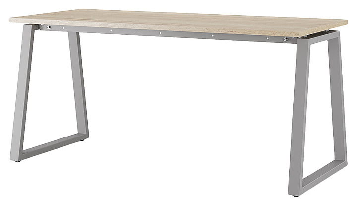 Стол компьютерный КОБОР KTR-180/70 aluminum/natural